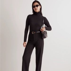 Madewell Black Turtleneck Thong Bodysuit Size Small NWT